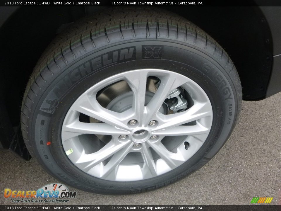 2018 Ford Escape SE 4WD White Gold / Charcoal Black Photo #7
