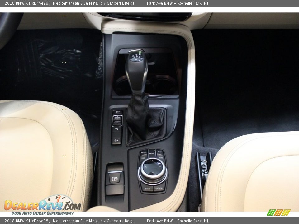 2018 BMW X1 xDrive28i Mediterranean Blue Metallic / Canberra Beige Photo #26