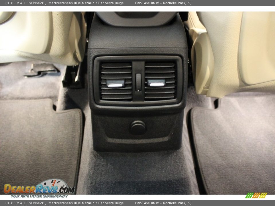 2018 BMW X1 xDrive28i Mediterranean Blue Metallic / Canberra Beige Photo #27