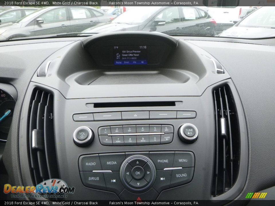 2018 Ford Escape SE 4WD White Gold / Charcoal Black Photo #13