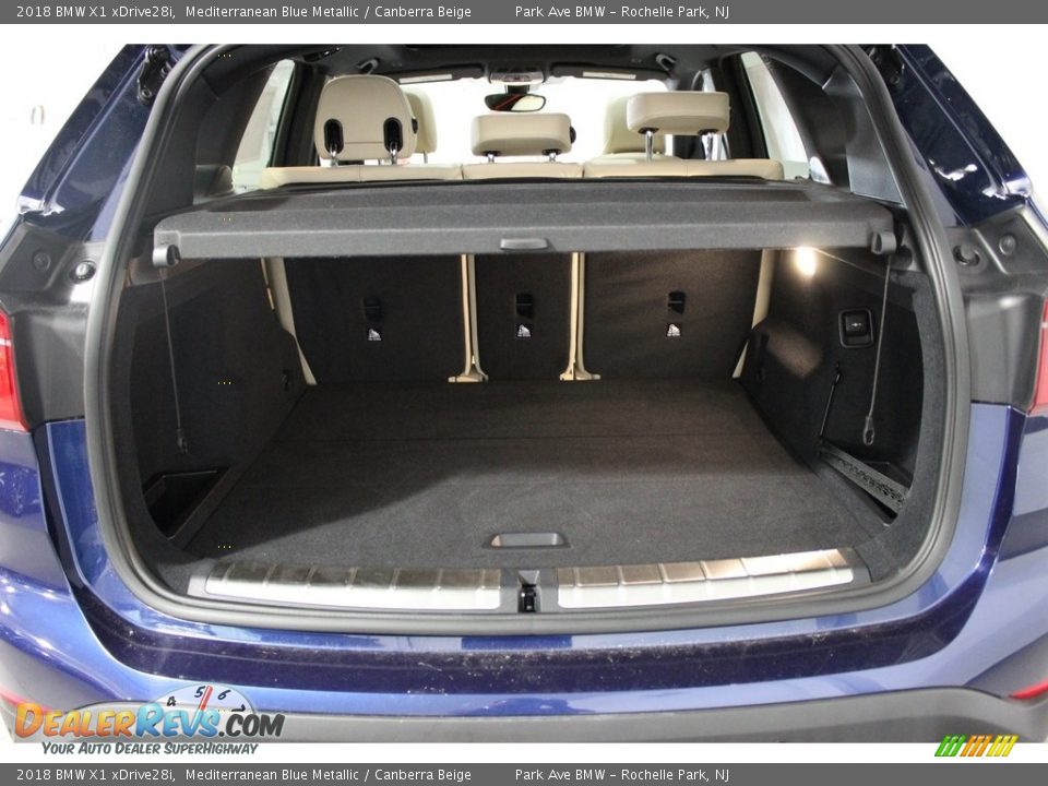 2018 BMW X1 xDrive28i Mediterranean Blue Metallic / Canberra Beige Photo #29