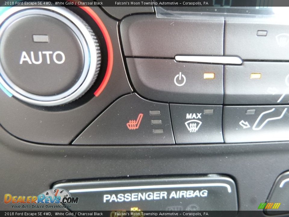2018 Ford Escape SE 4WD White Gold / Charcoal Black Photo #15