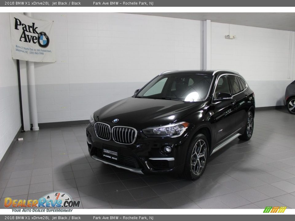2018 BMW X1 xDrive28i Jet Black / Black Photo #1