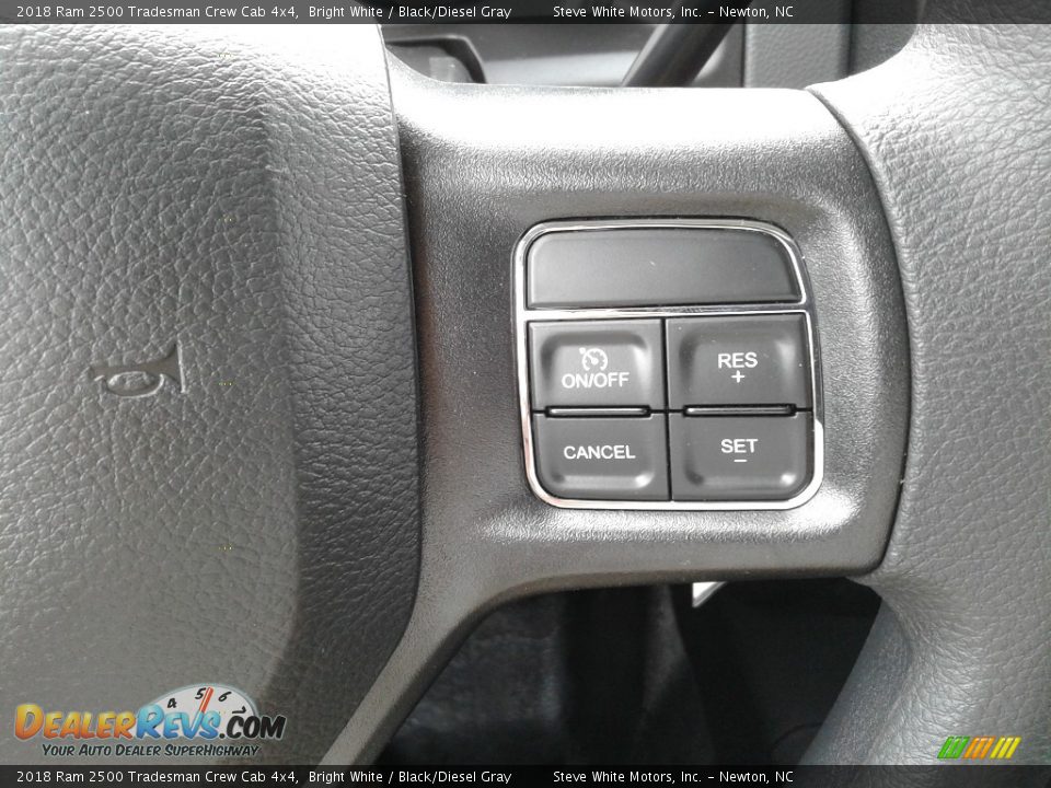 2018 Ram 2500 Tradesman Crew Cab 4x4 Bright White / Black/Diesel Gray Photo #18
