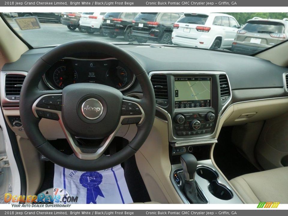 2018 Jeep Grand Cherokee Limited Bright White / Black/Light Frost Beige Photo #5