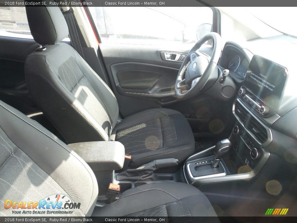 2018 Ford EcoSport SE Ruby Red / Ebony Black Photo #5