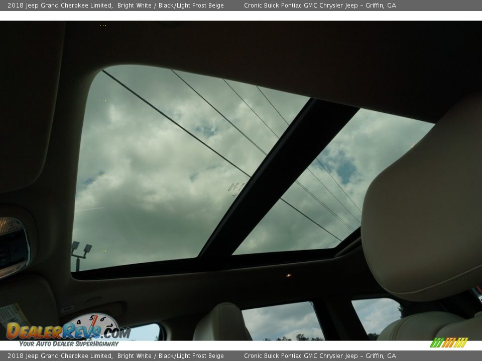 2018 Jeep Grand Cherokee Limited Bright White / Black/Light Frost Beige Photo #6