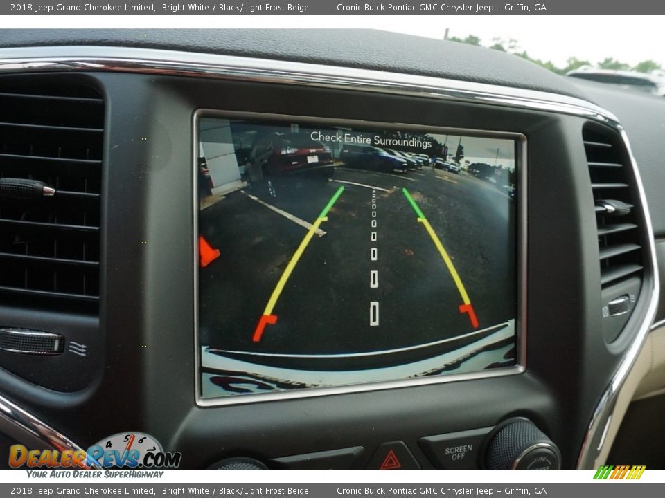 2018 Jeep Grand Cherokee Limited Bright White / Black/Light Frost Beige Photo #8