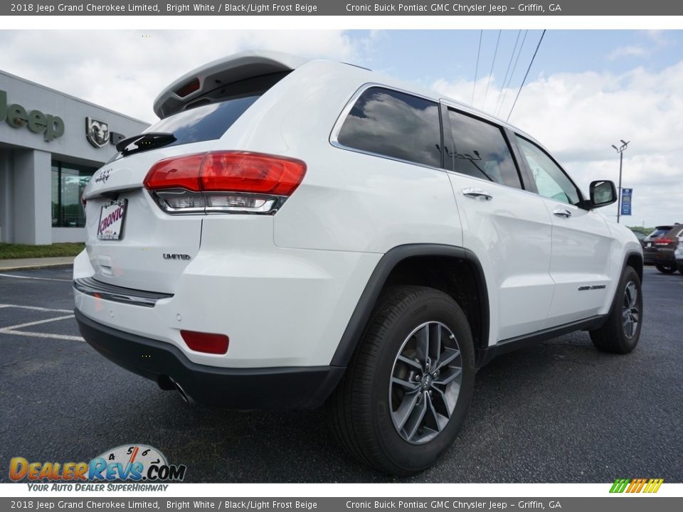 2018 Jeep Grand Cherokee Limited Bright White / Black/Light Frost Beige Photo #13