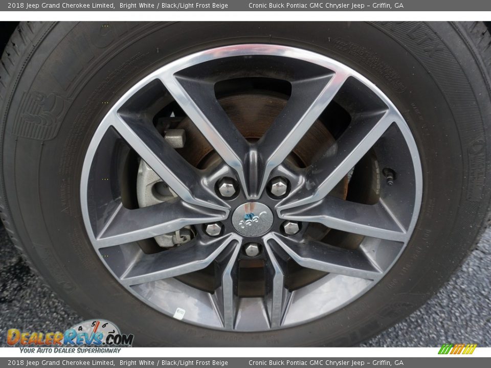 2018 Jeep Grand Cherokee Limited Bright White / Black/Light Frost Beige Photo #15