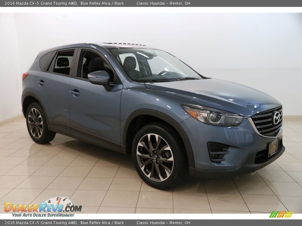 2016 Mazda CX-5 Grand Touring AWD Blue Reflex Mica / Black Photo #1