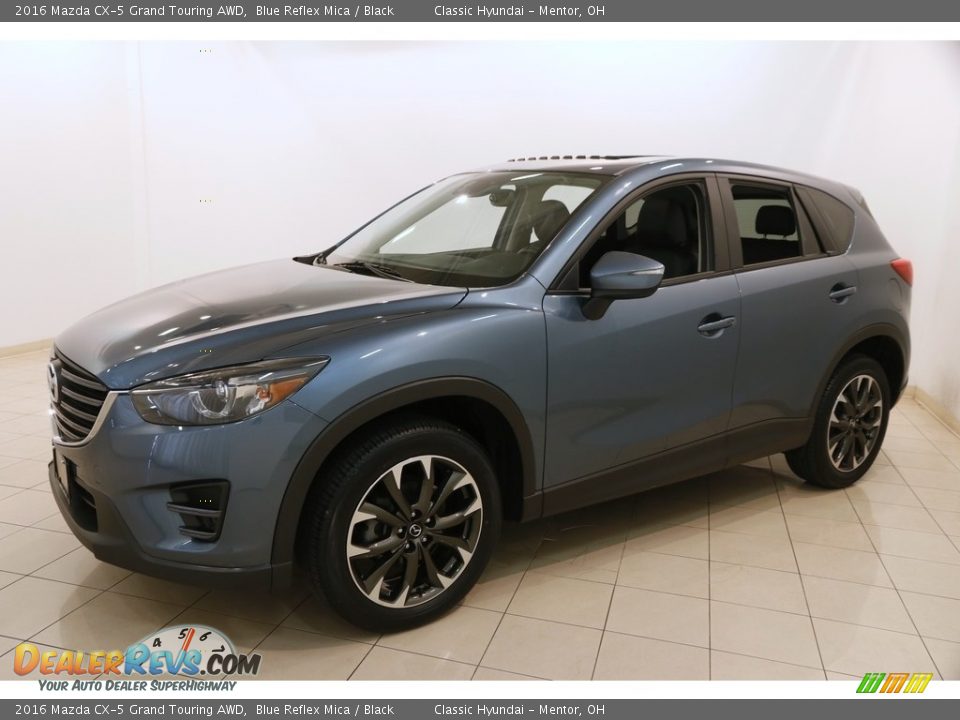 2016 Mazda CX-5 Grand Touring AWD Blue Reflex Mica / Black Photo #3