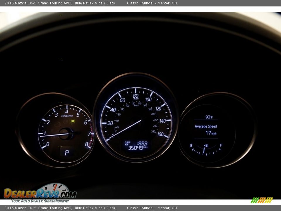 2016 Mazda CX-5 Grand Touring AWD Blue Reflex Mica / Black Photo #7