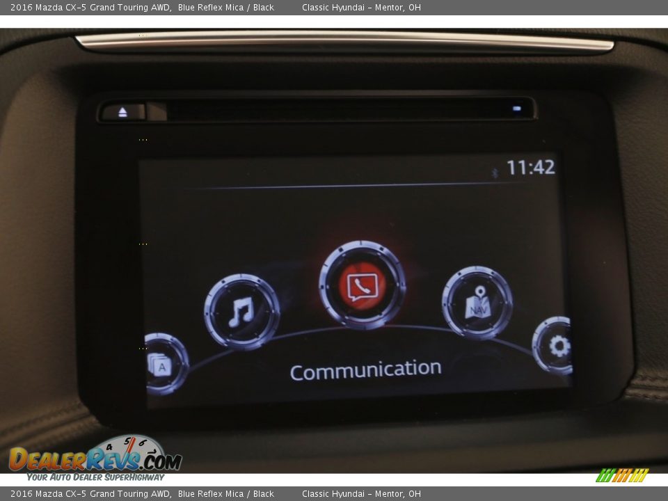 2016 Mazda CX-5 Grand Touring AWD Blue Reflex Mica / Black Photo #9
