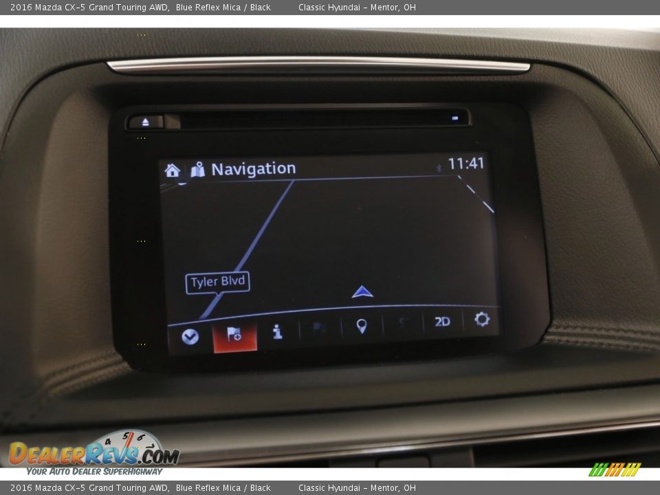 2016 Mazda CX-5 Grand Touring AWD Blue Reflex Mica / Black Photo #10