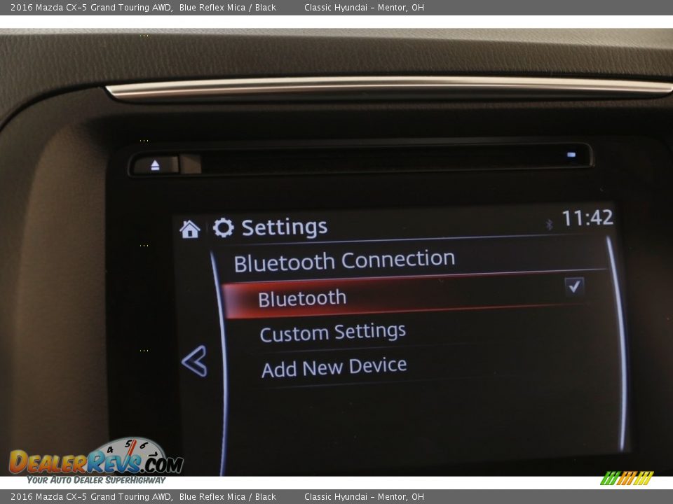 2016 Mazda CX-5 Grand Touring AWD Blue Reflex Mica / Black Photo #12