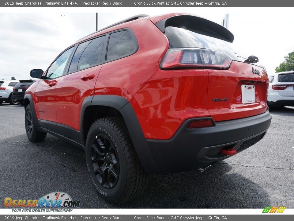 2019 Jeep Cherokee Trailhawk Elite 4x4 Firecracker Red / Black Photo #14