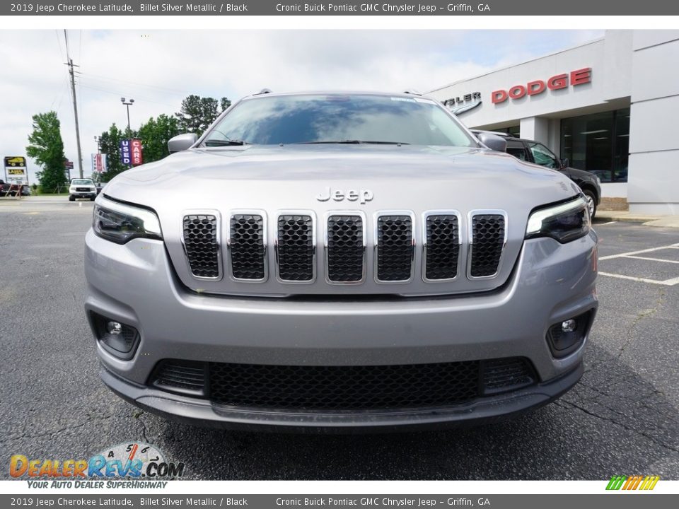 2019 Jeep Cherokee Latitude Billet Silver Metallic / Black Photo #2