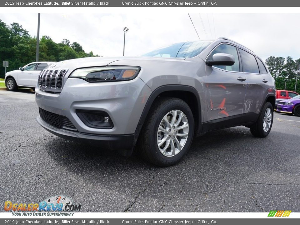 2019 Jeep Cherokee Latitude Billet Silver Metallic / Black Photo #3