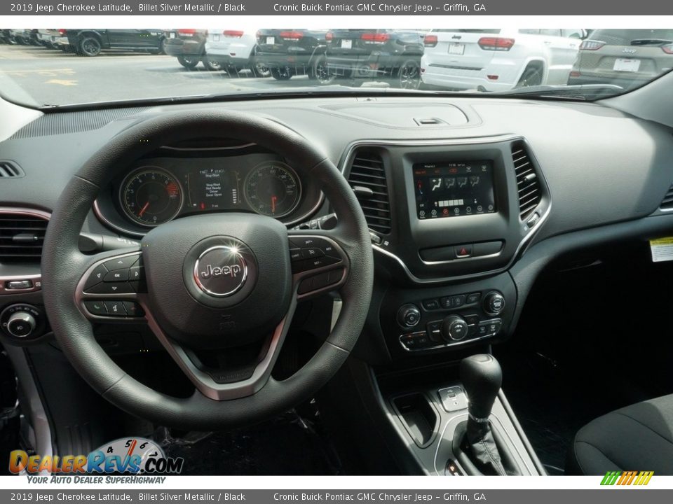 2019 Jeep Cherokee Latitude Billet Silver Metallic / Black Photo #5