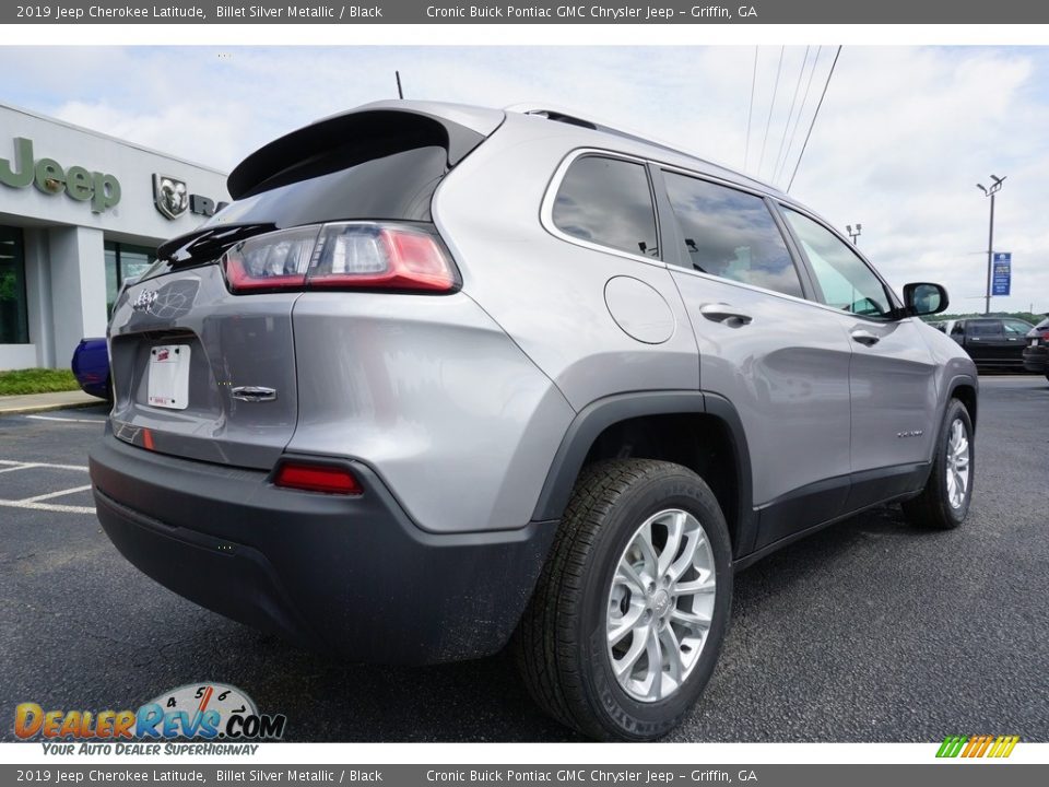 2019 Jeep Cherokee Latitude Billet Silver Metallic / Black Photo #11