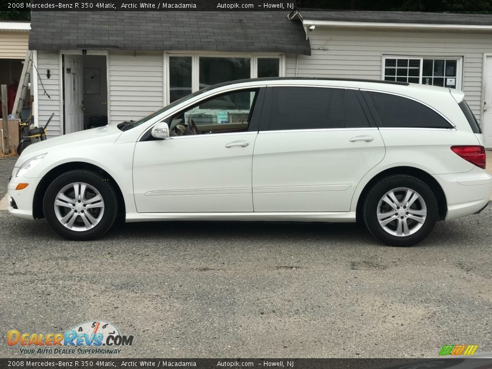 2008 Mercedes-Benz R 350 4Matic Arctic White / Macadamia Photo #3