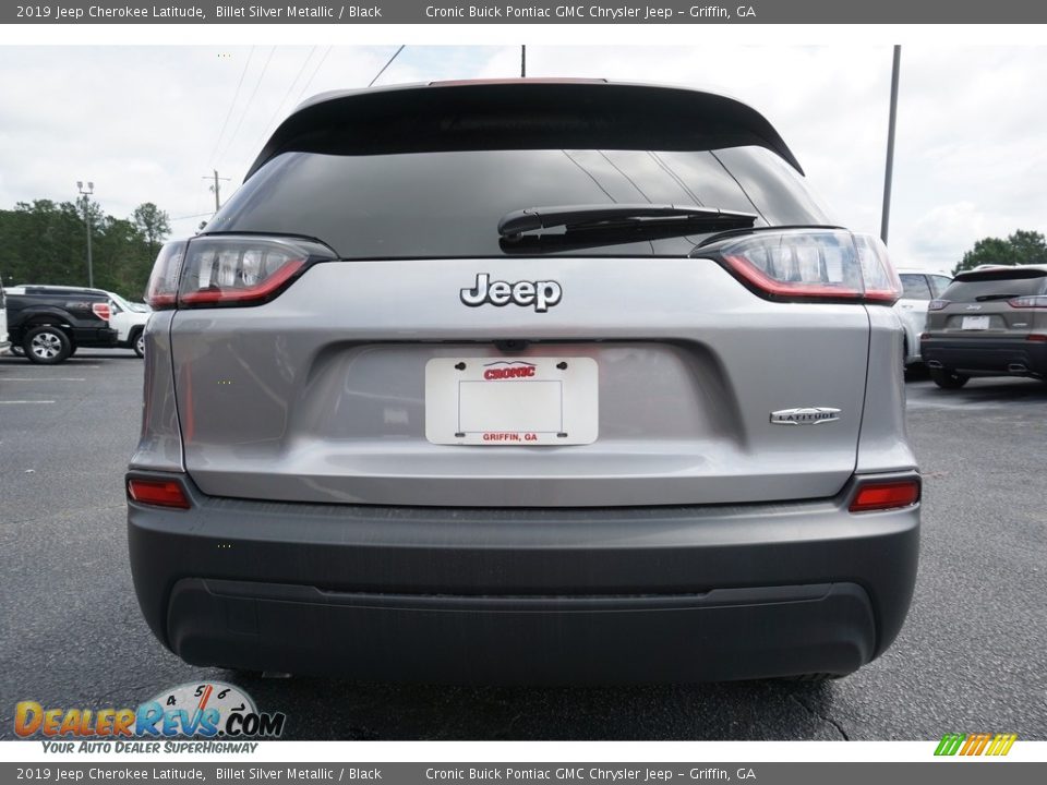 2019 Jeep Cherokee Latitude Billet Silver Metallic / Black Photo #12