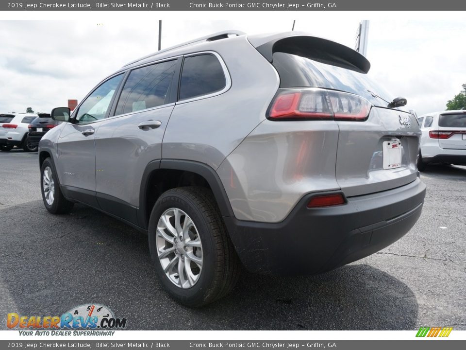 2019 Jeep Cherokee Latitude Billet Silver Metallic / Black Photo #13