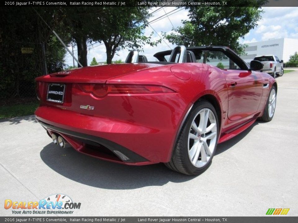 2016 Jaguar F-TYPE S Convertible Italian Racing Red Metallic / Jet Photo #7