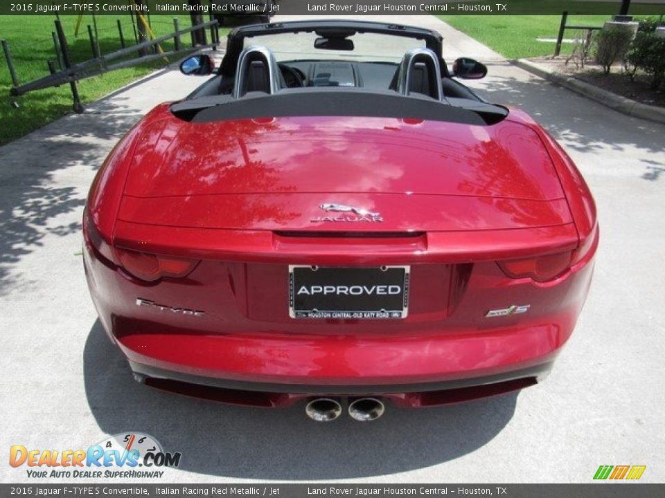 2016 Jaguar F-TYPE S Convertible Italian Racing Red Metallic / Jet Photo #8