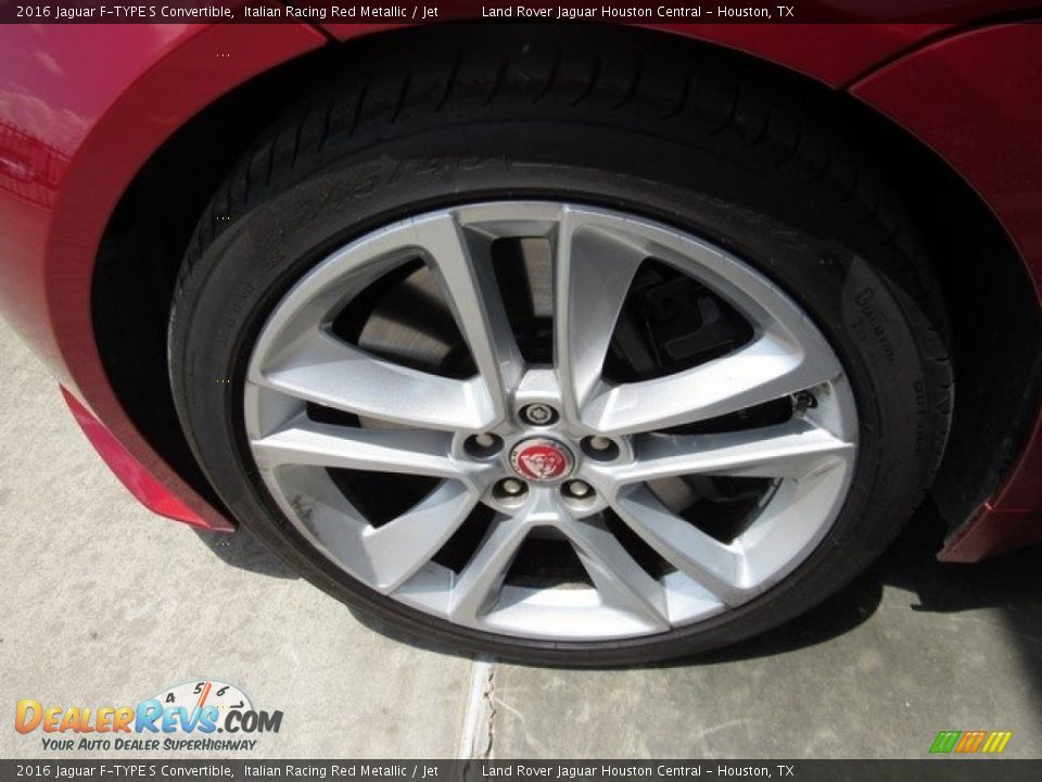 2016 Jaguar F-TYPE S Convertible Italian Racing Red Metallic / Jet Photo #9