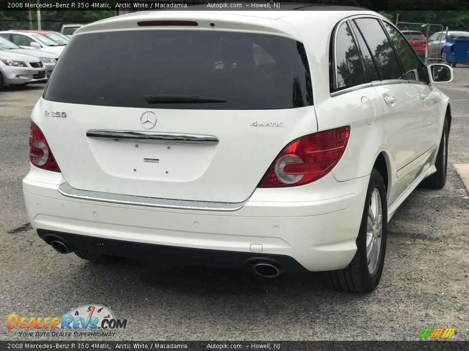 2008 Mercedes-Benz R 350 4Matic Arctic White / Macadamia Photo #7