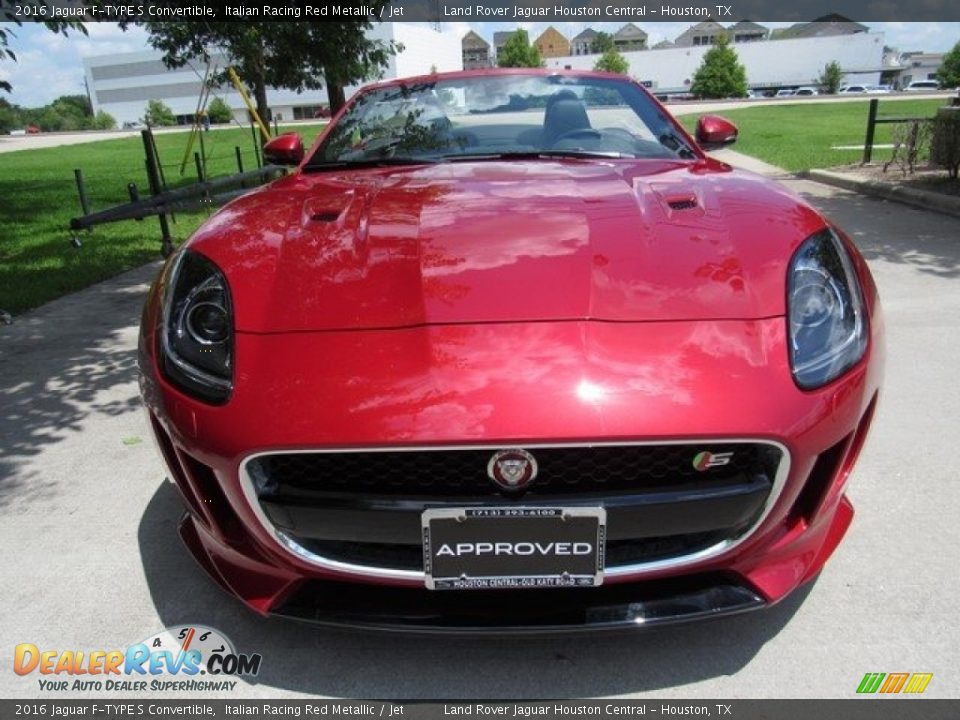2016 Jaguar F-TYPE S Convertible Italian Racing Red Metallic / Jet Photo #10