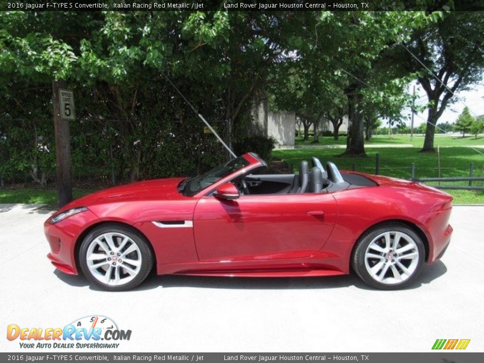 2016 Jaguar F-TYPE S Convertible Italian Racing Red Metallic / Jet Photo #12