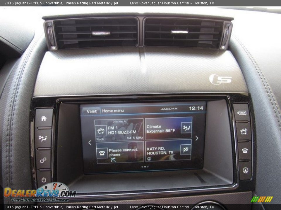 2016 Jaguar F-TYPE S Convertible Italian Racing Red Metallic / Jet Photo #27