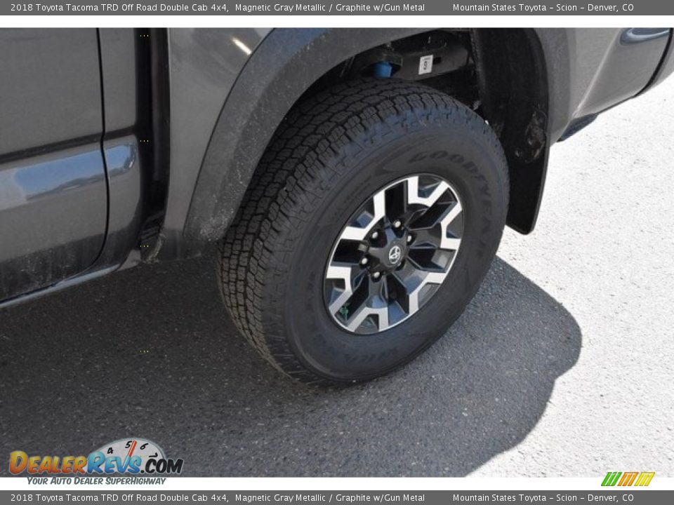 2018 Toyota Tacoma TRD Off Road Double Cab 4x4 Magnetic Gray Metallic / Graphite w/Gun Metal Photo #33