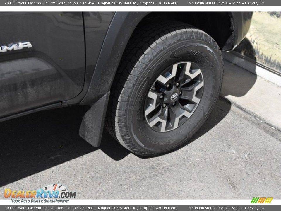 2018 Toyota Tacoma TRD Off Road Double Cab 4x4 Magnetic Gray Metallic / Graphite w/Gun Metal Photo #35