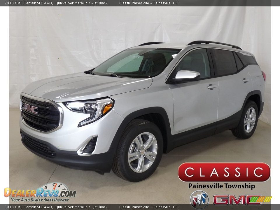 2018 GMC Terrain SLE AWD Quicksilver Metallic / ­Jet Black Photo #1