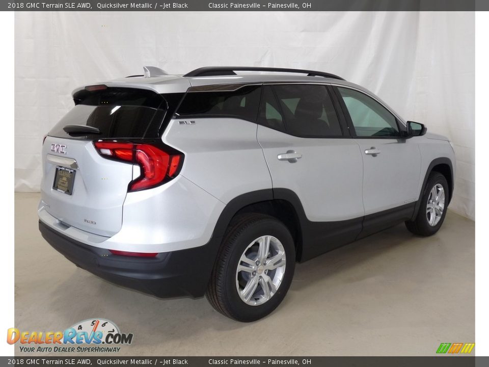 2018 GMC Terrain SLE AWD Quicksilver Metallic / ­Jet Black Photo #2