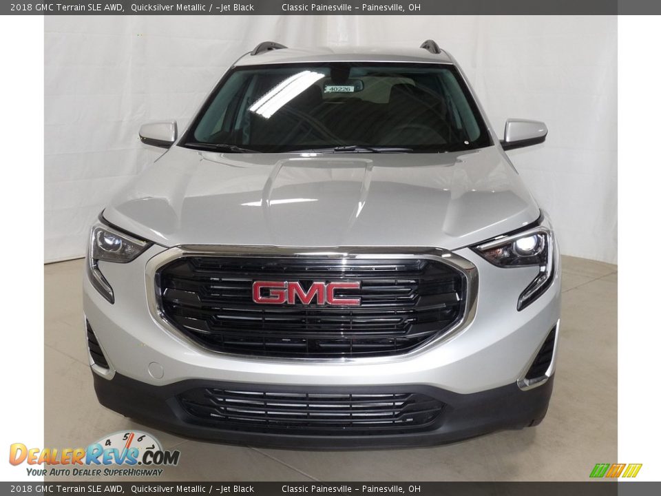 2018 GMC Terrain SLE AWD Quicksilver Metallic / ­Jet Black Photo #4