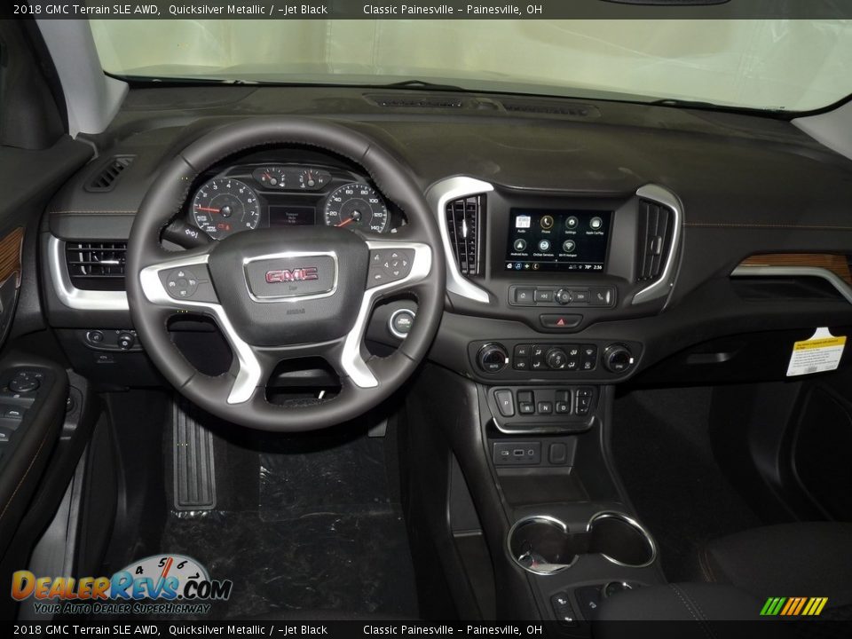 2018 GMC Terrain SLE AWD Quicksilver Metallic / ­Jet Black Photo #8