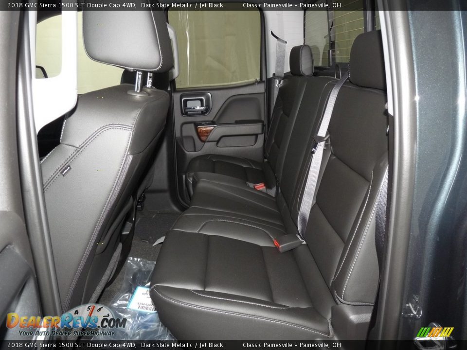 2018 GMC Sierra 1500 SLT Double Cab 4WD Dark Slate Metallic / Jet Black Photo #7