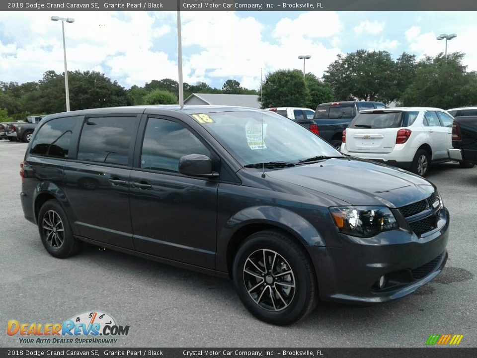 2018 Dodge Grand Caravan SE Granite Pearl / Black Photo #8