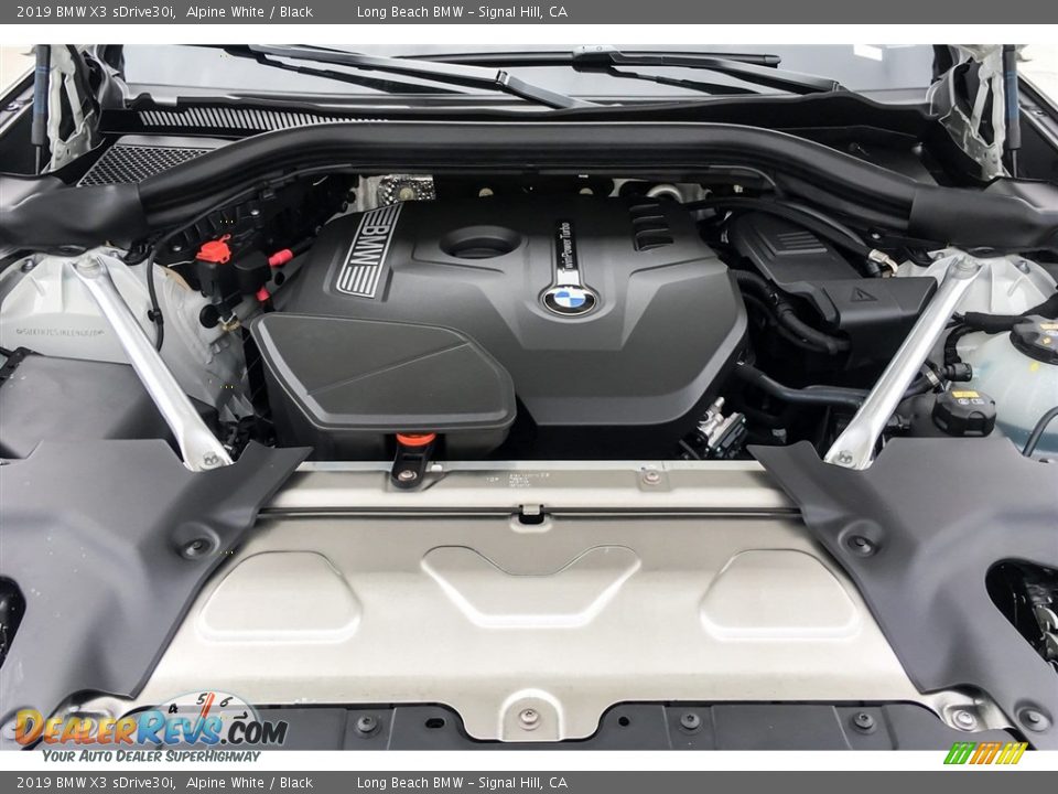 2019 BMW X3 sDrive30i Alpine White / Black Photo #8