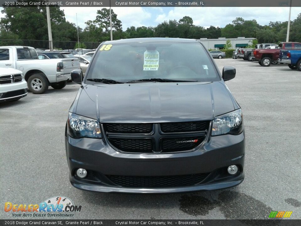 2018 Dodge Grand Caravan SE Granite Pearl / Black Photo #9
