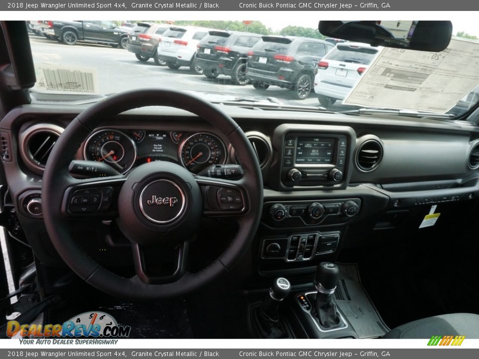2018 Jeep Wrangler Unlimited Sport 4x4 Granite Crystal Metallic / Black Photo #5