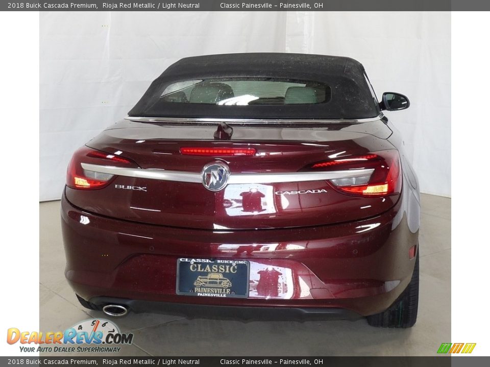 2018 Buick Cascada Premium Rioja Red Metallic / Light Neutral Photo #3