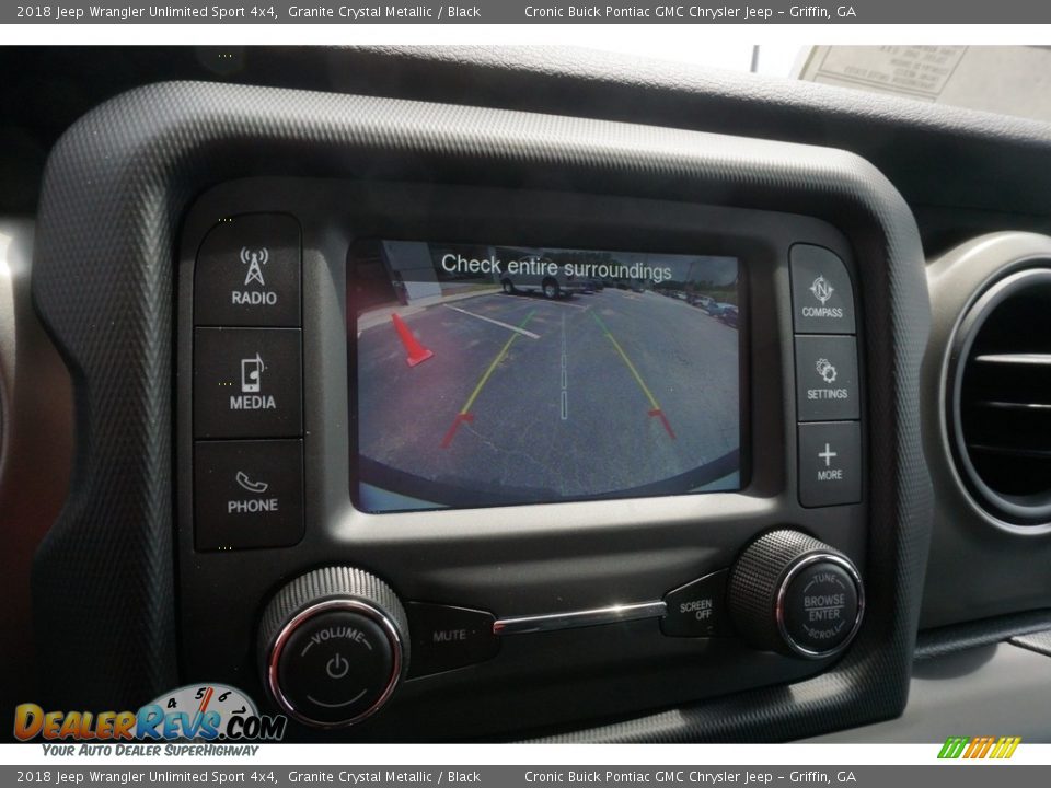 2018 Jeep Wrangler Unlimited Sport 4x4 Granite Crystal Metallic / Black Photo #6