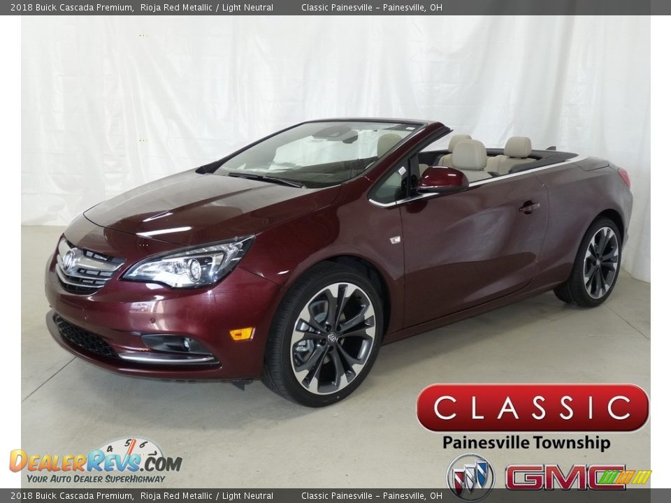 2018 Buick Cascada Premium Rioja Red Metallic / Light Neutral Photo #5