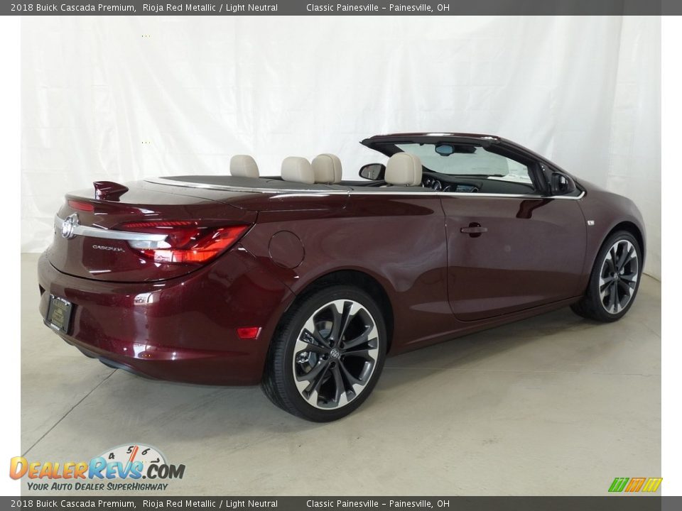 2018 Buick Cascada Premium Rioja Red Metallic / Light Neutral Photo #6